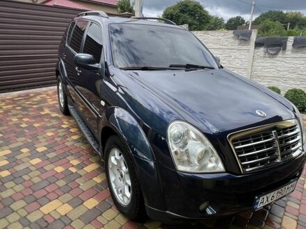 Синий Cанг Йонг Рекстон, объемом двигателя 2.7 л и пробегом 225 тыс. км за 9500 $, фото 1 на Automoto.ua