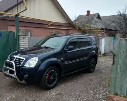 Синий Cанг Йонг Рекстон, объемом двигателя 2.7 л и пробегом 274 тыс. км за 6400 $, фото 1 на Automoto.ua