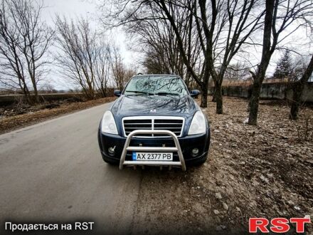 Синий Cанг Йонг Рекстон, объемом двигателя 2.7 л и пробегом 260 тыс. км за 7800 $, фото 1 на Automoto.ua