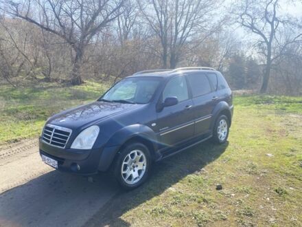 Синий Cанг Йонг Рекстон, объемом двигателя 2.7 л и пробегом 300 тыс. км за 4450 $, фото 1 на Automoto.ua