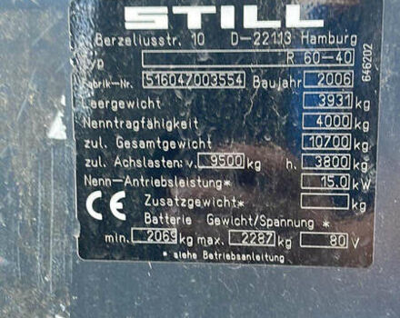 Стилл  R 60-45, объемом двигателя 0 л и пробегом 0 тыс. км за 10500 $, фото 5 на Automoto.ua