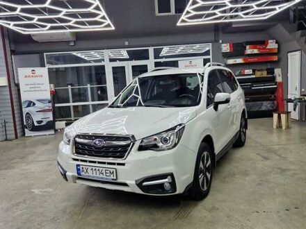 Белый Субару Форестер, объемом двигателя 2.46 л и пробегом 155 тыс. км за 19000 $, фото 1 на Automoto.ua