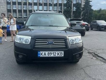 Субару Форестер 2007 в Кременчуге на Automoto.ua Черный Субару Форестер, объемом двигателя 2 л и пробегом 327 тыс. км за 5000 $, фото 1 на Automoto.ua