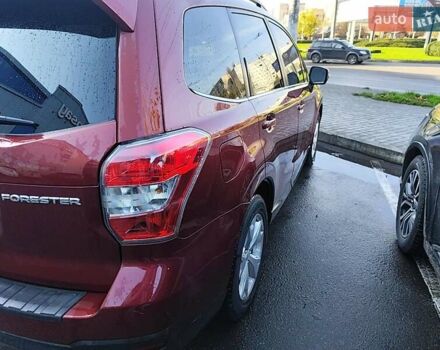 Красный Субару Форестер, объемом двигателя 2.5 л и пробегом 200 тыс. км за 9500 $, фото 5 на Automoto.ua