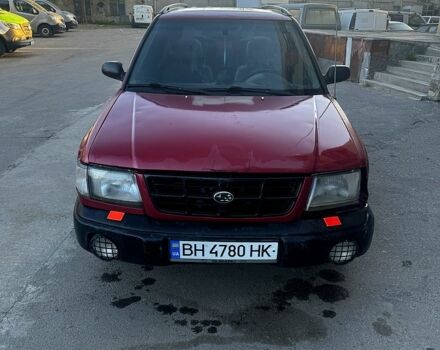 Красный Субару Форестер, объемом двигателя 2 л и пробегом 185 тыс. км за 2100 $, фото 1 на Automoto.ua