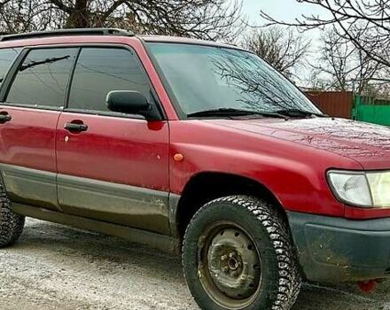 Красный Субару Форестер, объемом двигателя 2 л и пробегом 341 тыс. км за 3200 $, фото 1 на Automoto.ua