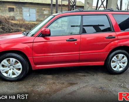 Красный Субару Форестер, объемом двигателя 2 л и пробегом 357 тыс. км за 3500 $, фото 1 на Automoto.ua