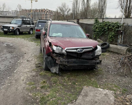 Красный Субару Форестер, объемом двигателя 2.46 л и пробегом 223 тыс. км за 7500 $, фото 1 на Automoto.ua