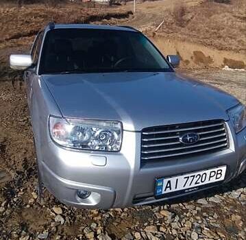 Серый Субару Форестер, объемом двигателя 2 л и пробегом 395 тыс. км за 6100 $, фото 6 на Automoto.ua