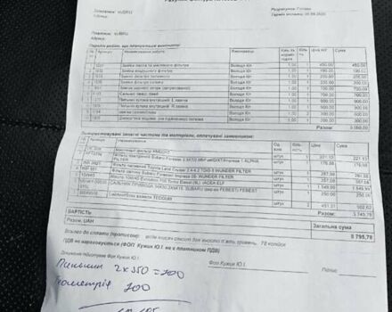 Серый Субару Форестер, объемом двигателя 2 л и пробегом 399 тыс. км за 3777 $, фото 23 на Automoto.ua