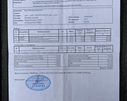 Серый Субару Форестер, объемом двигателя 2 л и пробегом 80 тыс. км за 25000 $, фото 80 на Automoto.ua