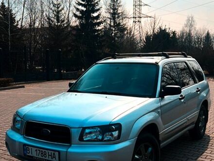 Субару Forester 2005 у Миргороде на Automoto.ua Сірий Субару Forester, об'ємом двигуна 2 л та пробігом 315 тис. км за 5300 $, фото 1 на Automoto.ua