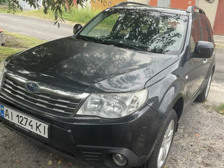 Серый Субару Форестер, объемом двигателя 2.46 л и пробегом 195 тыс. км за 7500 $, фото 1 на Automoto.ua