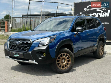 Субару Forester 2022 у Харкові на Automoto.ua Синій Субару Forester, об'ємом двигуна 2.5 л та пробігом 61 тис. км за 28500 $, фото 1 на Automoto.ua