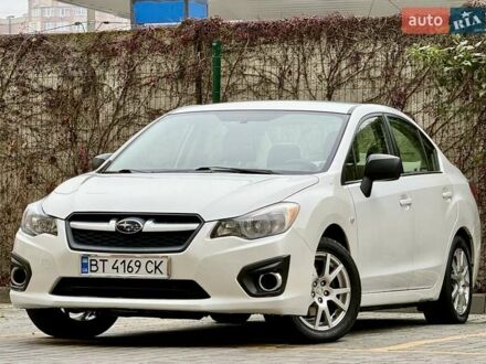 Белый Субару Импреза, объемом двигателя 2 л и пробегом 157 тыс. км за 7700 $, фото 1 на Automoto.ua