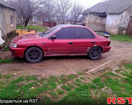 Красный Субару Импреза, объемом двигателя 1.6 л и пробегом 150 тыс. км за 2600 $, фото 4 на Automoto.ua