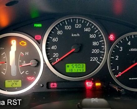 Серый Субару Импреза, объемом двигателя 2 л и пробегом 183 тыс. км за 8000 $, фото 7 на Automoto.ua