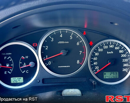 Серый Субару Импреза, объемом двигателя 2.5 л и пробегом 240 тыс. км за 6000 $, фото 6 на Automoto.ua