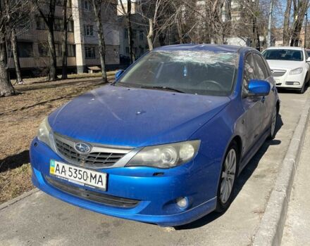 Синий Субару Импреза, объемом двигателя 2 л и пробегом 220 тыс. км за 4000 $, фото 1 на Automoto.ua