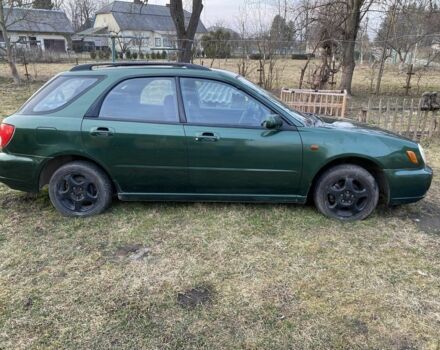 Зеленый Субару Импреза, объемом двигателя 1.6 л и пробегом 186 тыс. км за 2858 $, фото 3 на Automoto.ua