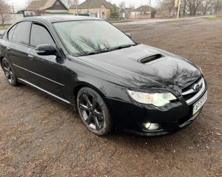 Черный Субару Легаси, объемом двигателя 2 л и пробегом 327 тыс. км за 5500 $, фото 2 на Automoto.ua
