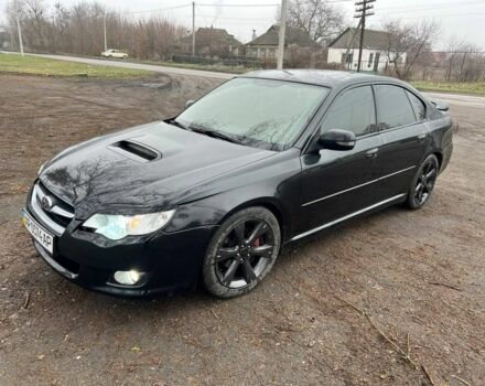 Черный Субару Легаси, объемом двигателя 2 л и пробегом 327 тыс. км за 5500 $, фото 1 на Automoto.ua