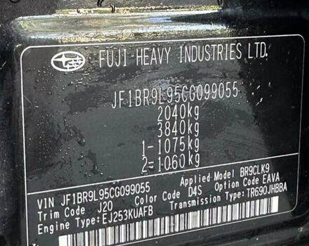 Черный Субару Легаси, объемом двигателя 2.46 л и пробегом 304 тыс. км за 8500 $, фото 36 на Automoto.ua