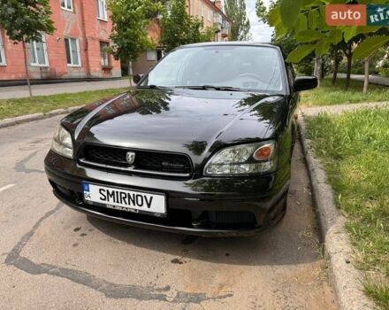Чорний Субару Легасі, об'ємом двигуна 2 л та пробігом 468 тис. км за 3000 $, фото 1 на Automoto.ua