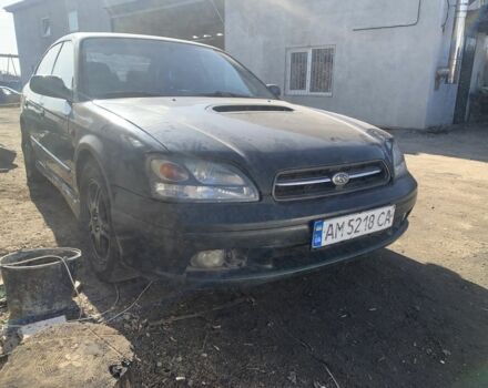 Черный Субару Легаси, объемом двигателя 2.5 л и пробегом 200 тыс. км за 1700 $, фото 1 на Automoto.ua