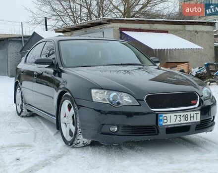 Черный Субару Легаси, объемом двигателя 3 л и пробегом 177 тыс. км за 10500 $, фото 1 на Automoto.ua