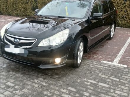 Черный Субару Легаси, объемом двигателя 2 л и пробегом 310 тыс. км за 4400 $, фото 1 на Automoto.ua