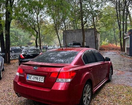 Субару Легасі 2013 у Одесі на Automoto.ua Червоний Субару Легасі, об'ємом двигуна 2.5 л та пробігом 200 тис. км за 7500 $, фото 2 на Automoto.ua