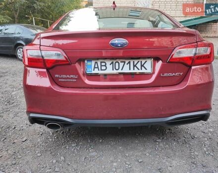 Красный Субару Легаси, объемом двигателя 2.5 л и пробегом 110 тыс. км за 13400 $, фото 42 на Automoto.ua