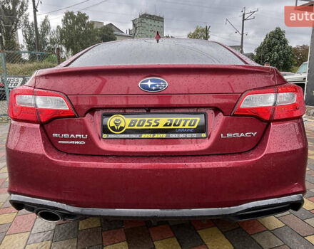 Красный Субару Легаси, объемом двигателя 2.5 л и пробегом 106 тыс. км за 15800 $, фото 5 на Automoto.ua