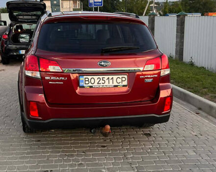 Красный Субару Легаси, объемом двигателя 2 л и пробегом 280 тыс. км за 8500 $, фото 3 на Automoto.ua