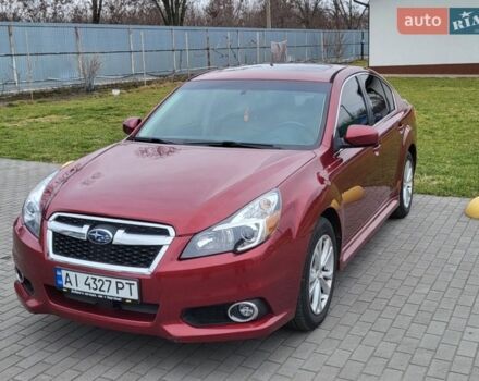 Красный Субару Легаси, объемом двигателя 2.46 л и пробегом 305 тыс. км за 10300 $, фото 1 на Automoto.ua