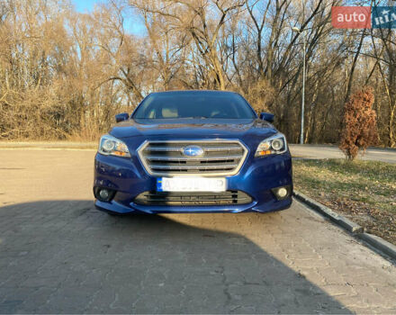 Синий Субару Легаси, объемом двигателя 2.5 л и пробегом 142 тыс. км за 11100 $, фото 1 на Automoto.ua