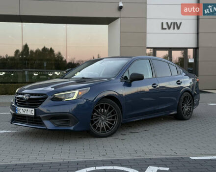 Синий Субару Легаси, объемом двигателя 2.5 л и пробегом 154 тыс. км за 17000 $, фото 3 на Automoto.ua