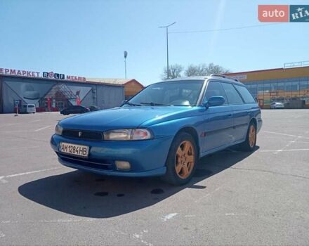 Синий Субару Легаси, объемом двигателя 2 л и пробегом 305 тыс. км за 3300 $, фото 1 на Automoto.ua
