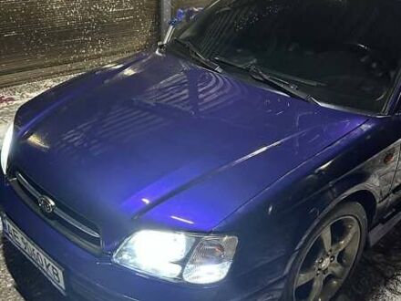 Синий Субару Легаси, объемом двигателя 2.46 л и пробегом 289 тыс. км за 3500 $, фото 1 на Automoto.ua