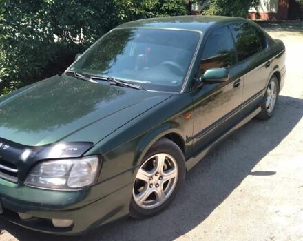 Зеленый Субару Легаси, объемом двигателя 2.5 л и пробегом 245 тыс. км за 3000 $, фото 5 на Automoto.ua