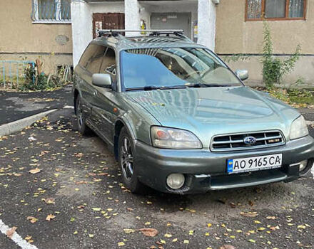 Зеленый Субару Легаси, объемом двигателя 3 л и пробегом 265 тыс. км за 3700 $, фото 1 на Automoto.ua