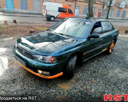 Зеленый Субару Легаси, объемом двигателя 2 л и пробегом 287 тыс. км за 4000 $, фото 1 на Automoto.ua