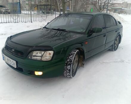 Зеленый Субару Легаси, объемом двигателя 2 л и пробегом 365 тыс. км за 2500 $, фото 1 на Automoto.ua