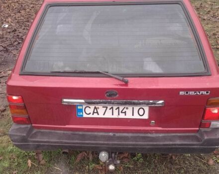 Красный Субару Леон, объемом двигателя 1.8 л и пробегом 333 тыс. км за 2400 $, фото 5 на Automoto.ua