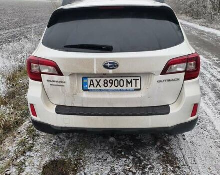 Белый Субару Аутбек, объемом двигателя 2.46 л и пробегом 275 тыс. км за 13300 $, фото 16 на Automoto.ua