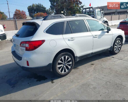 Белый Субару Аутбек, объемом двигателя 2.46 л и пробегом 170 тыс. км за 2700 $, фото 3 на Automoto.ua