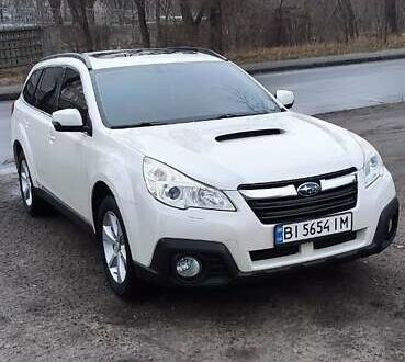 Субару Аутбек 2013 у Горішні Плавні (Комсомольськ) на Automoto.ua Білий Субару Аутбек, об'ємом двигуна 2 л та пробігом 190 тис. км за 11500 $, фото 1 на Automoto.ua