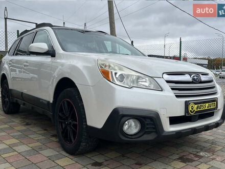 Белый Субару Аутбек, объемом двигателя 2.5 л и пробегом 218 тыс. км за 11000 $, фото 1 на Automoto.ua