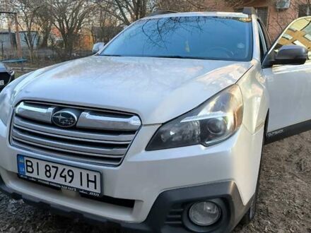 Субару Аутбек 2013 у Полтаві на Automoto.ua Білий Субару Аутбек, об'ємом двигуна 2.46 л та пробігом 347 тис. км за 9400 $, фото 1 на Automoto.ua